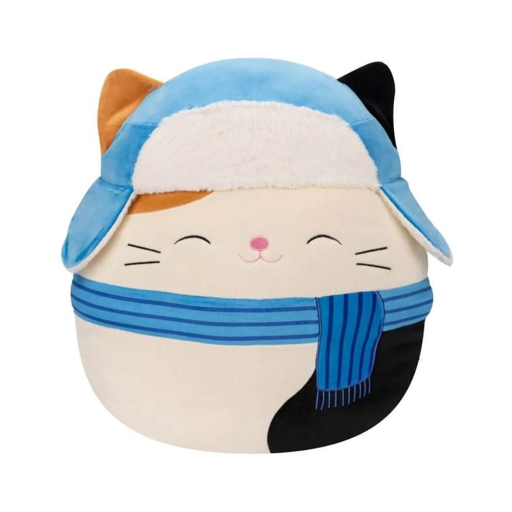 Squishmallows Plush Figure Christmas Cam the Cat with Hat 20 cm Jazwares