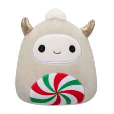 Squishmallows Plush Figure Christmas Nissa the Yeti with Peppermint 20 cm