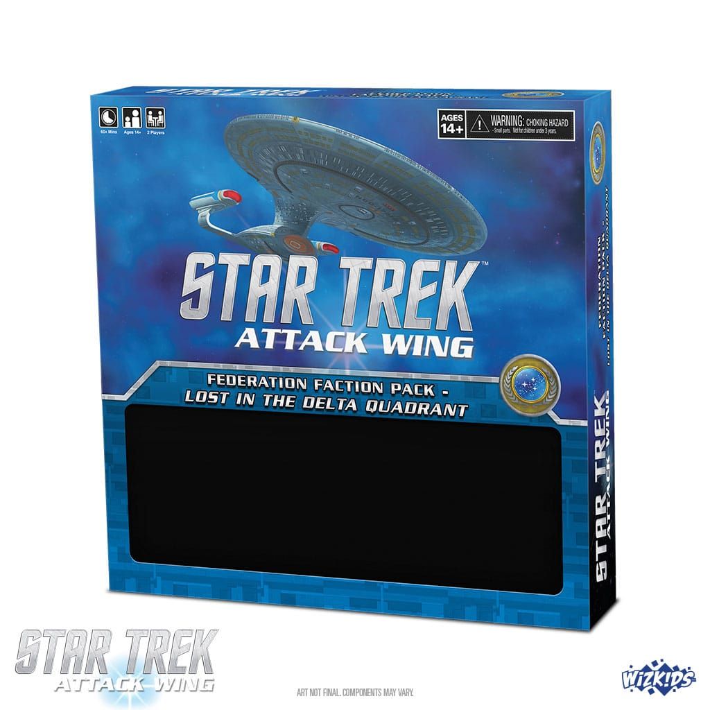 Star Trek Miniatures Game Expansion Attack Wing:Federation Faction Pack - Lost in the Delta Quadrant *English Version* Wizkids