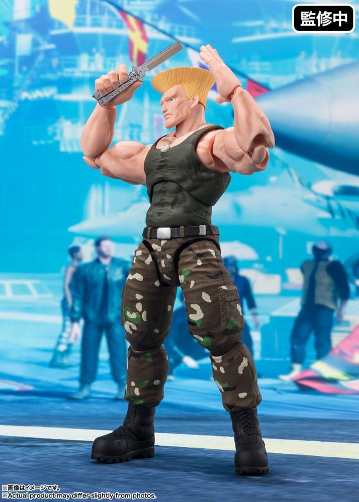 Street Fighter S.H. Figuarts Action Figure Guile -Outfit 2- 16 cm Bandai Tamashii Nations