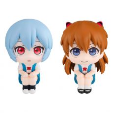 Evangelion: 3.0+1.0 Thrice Upon a Time Look Up PVC Statue Rei Ayanami & Shikinami Asuka Langley 11 cm (with gift) Megahouse