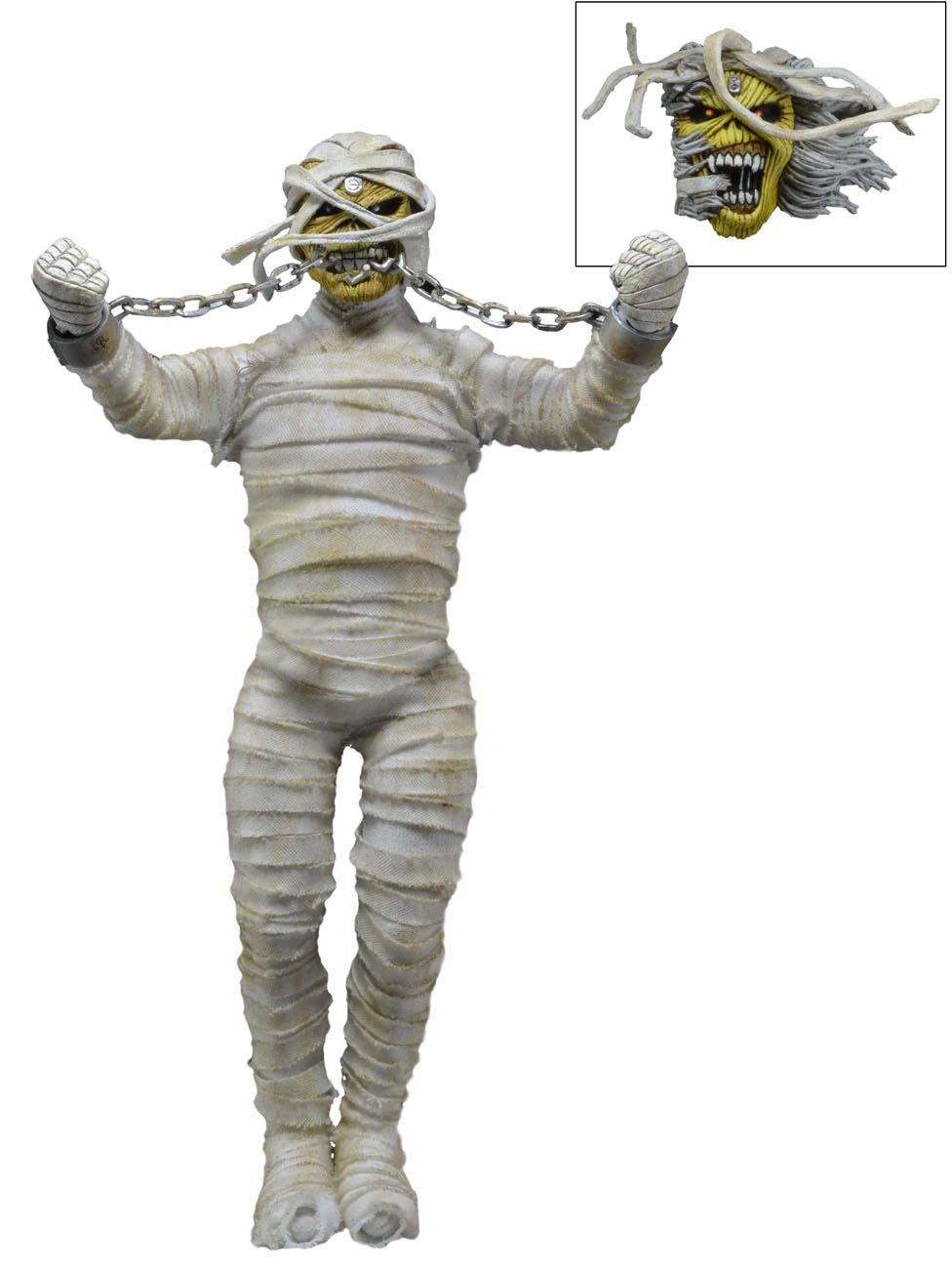 Iron Maiden Retro Action Figure Mummy Eddie 20 cm NECA