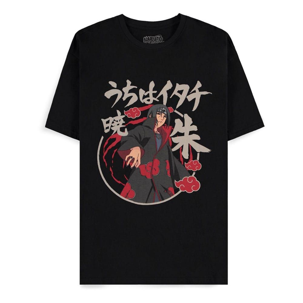 Naruto Shippuden T-Shirt Akatsuki Itachi Size L Difuzed
