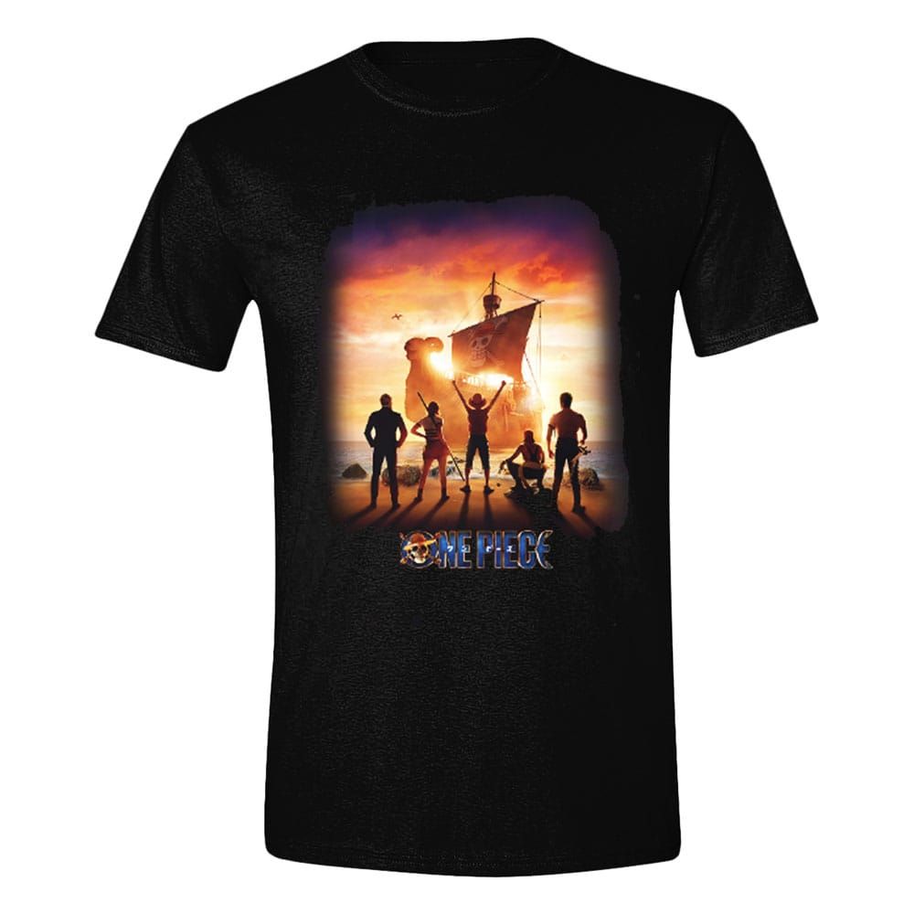 One Piece Live Action T-Shirt Sunset Poster Size M PCMerch