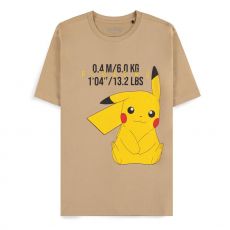 Pokemon T-Shirt Beige Pikachu Size XXL