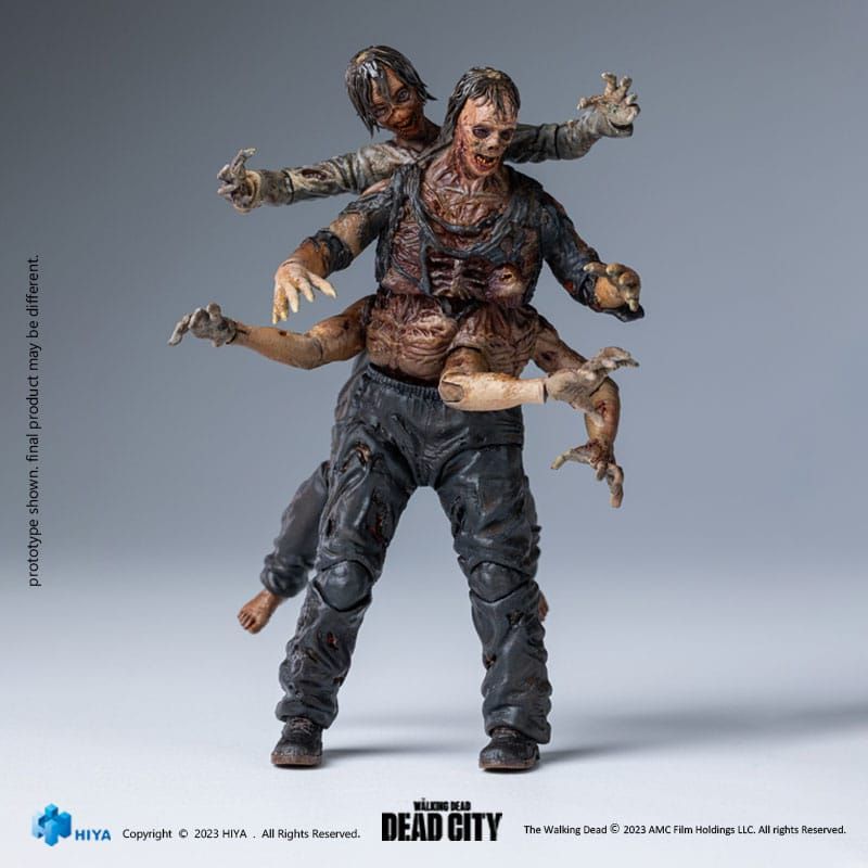 The Walking Dead Exquisite Mini Action Figure 1/18 Dead City Walker King 11 cm Hiya Toys