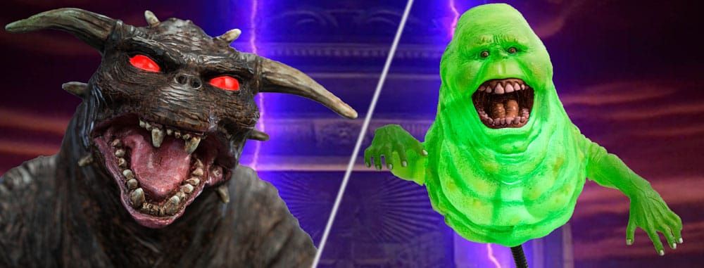 Ghostbusters Statue 1/8 Slimer (DX) + Zuul (DX) Deluxe Version Twin Pack Set 12 cm Star Ace Toys