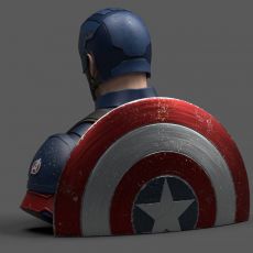 Avengers Endgame Coin Bank Captain America 20 cm Semic