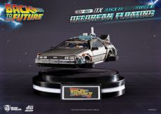 Back to the Future Egg Attack Floating Statue Back to the Future II DeLorean Deluxe Version heo EU Exclusive 20 cm Beast Kingdom Toys