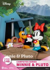 Disney D-Stage Campsite Series PVC Diorama Mini & Pluto 10 cm Beast Kingdom Toys