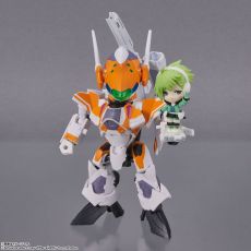 Macross Delta Tiny Session Vehicle mit Action Figure VF-31E Siegfried (Chuck Mustang Use) with Reina Prowler 10 cm Bandai Tamashii Nations