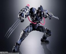 Tech-On Avengers S.H. Figuarts Action Figure Venom Symbiote Wolverine 16 cm Bandai Tamashii Nations
