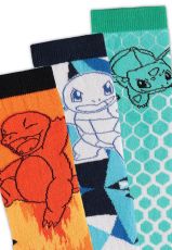 Pokemon Socks 3-Pack Crew 39-42 Difuzed