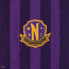 Wednesday Scarf Nevermore Academy Purple 190 cm Cinereplicas