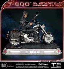 Terminator 2: Judgment Day Statue 1/4 T-800 on Motorcycle Signature Edition Sideshow Exclusive 50 cm Darkside Collectibles Studio