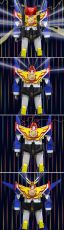 The Brave Fighter of Sun Fighbird Super Metal Action Action Figure Busou Gattai Fighbird 18 cm Evolution Toy