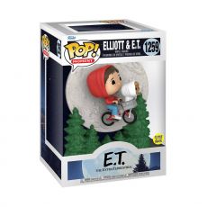 E.T. the Extra-Terrestrial POP! Moment Vinyl Figure Elliot and ET Flying (GITD) 9 cm Funko