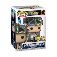 Back to the Future POP! & Tee Box Doc with Helmet Size S Funko