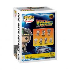 Back to the Future POP! & Tee Box Doc with Helmet Size S Funko