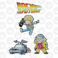 Back to the Future Pin Badge Set Limited Japanese Edition FaNaTtik