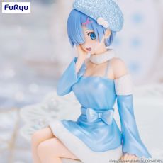 Re:Zero Starting Life in Another World Noodle Stopper PVC Statue Rem Snow Princess Pearl Color Ver. 14 cm Furyu