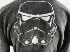 Star Wars Original Stormtrooper Fleece Bathrobe Stormtrooper Black Groovy
