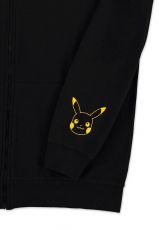 Pokemon Zipper Hoodie Sweater Pikachu Electrifying Line-art Size M Difuzed