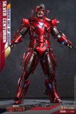 Iron Man 3 Movie Masterpiece Action Figure 1/6 Silver Centurion (Armor Suit Up Version) 32 cm Hot Toys
