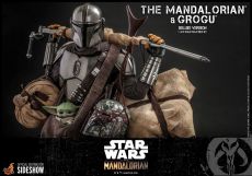 Star Wars The Mandalorian Action Figure 2-Pack 1/6 The Mandalorian & Grogu Deluxe Version 30 cm Hot Toys
