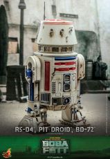 Star Wars The Mandalorian Action Figures 1/6 R5-D4, Pit Droid, & BD-72 Hot Toys