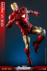 Marvel's The Avengers Movie Masterpiece Diecast Action Figure 1/6 Iron Man Mark VI (2.0) 32 cm Hot Toys