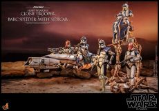 Star Wars The Clone Wars Action Figure 1/6 Heavy Weapons Clone Trooper & BARC Speeder with Sidecar 30 cm Hot Toys