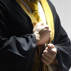 Harry Potter Wizard Robe Cloak Hufflepuff Size L Cinereplicas
