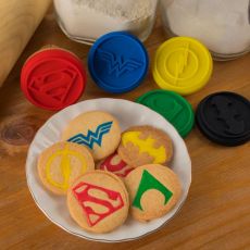 Justice League Cookie Stamp Logos Cinereplicas