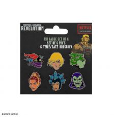 Masters of the Universe Pin Badges 6-Pack Characters Cinereplicas
