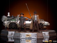 Back to the Future III Art Scale Statues 1/10 Full Set Deluxe 57 cm Iron Studios