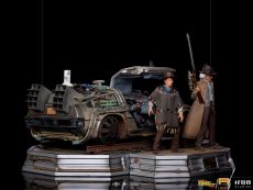 Back to the Future III Art Scale Statues 1/10 Full Set Deluxe 57 cm Iron Studios