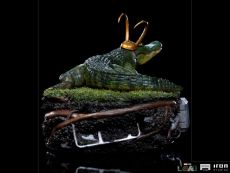 Loki Art Scale Statue 1/10 Alligator 15 cm Iron Studios