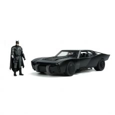 Batman 2022 Hollywood Rides Diecast Model 1/18 2022 Batmobile with Figure Jada Toys