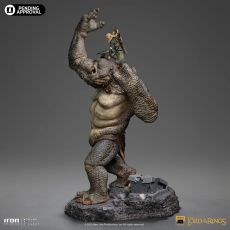 Lord Of The Rings Deluxe Art Scale Statue 1/10 Cave Troll and Legolas 72 cm Iron Studios