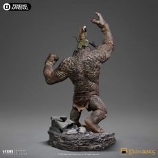 Lord Of The Rings Deluxe Art Scale Statue 1/10 Cave Troll and Legolas 72 cm Iron Studios