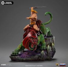 Masters of the Universe Deluxe Art Scale Statue 1/10 He-man and Battle Cat 31 cm Iron Studios