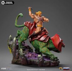 Masters of the Universe Deluxe Art Scale Statue 1/10 He-man and Battle Cat 31 cm Iron Studios