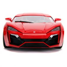 The Fast and Furious Diecast Model Hollywood Rides 1/18 Lykan Hypersport with Dom Figur Jada Toys