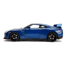 The Fast and Furious Diecast Model Hollywood Rides 1/18 2009 Nissan Skyline GT-R R35 with Brian Figur Jada Toys