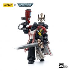 Warhammer 40k Action Figure 1/18 Black Templars Sword Brethren Brother Lombast 12 cm Joy Toy (CN)