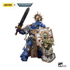 Warhammer 40k Action Figure 1/18 Ultramarines Primaris Captain with Relic Shield and Power Sword 12 cm Joy Toy (CN)