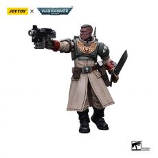 Warhammer 40k Action Figure 1/18 Astra Militarum Cadian Command Squad Commander with Power Sword 12 cm Joy Toy (CN)