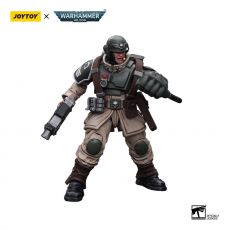 Warhammer 40k Action Figure 1/18 Astra Militarum Cadian Command Squad Veteran Sergeant with Power Fist 12 cm Joy Toy (CN)