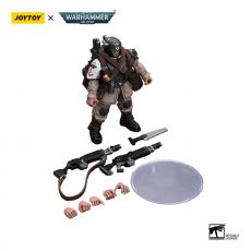 Warhammer 40k Action Figure 1/18 Astra Militarum Cadian Command Squad Veteran with Medi-pack 12 cm Joy Toy (CN)